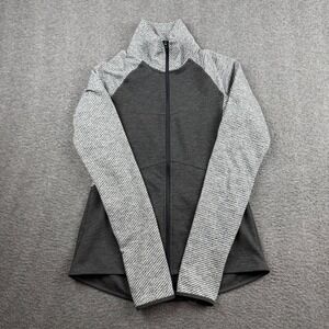 C9 Champion‎ Womens Full Zip Jacket Gray Colorblock Performance D9324-QRX Small